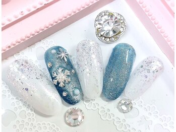 ヒロネイル(Hiro Nail)/雪の結晶ネイル/7980