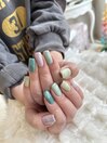 パステルカラーネイル