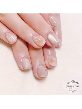 ピオニーネイル(peony nail)/ぷっくりひまわり