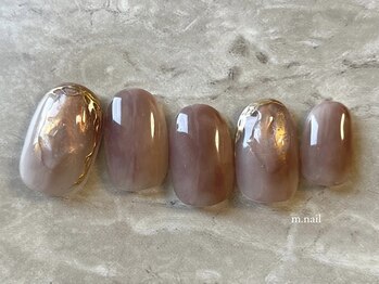 エムドットネイル 池袋(m.nail)/ピンクブラウンニュアンス