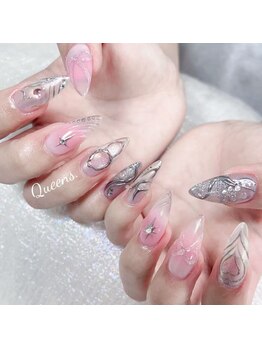 クイーンズビューティーサロン 歌舞伎町店(Queen's beauty salon)/チップ長さ出し10本やり放題