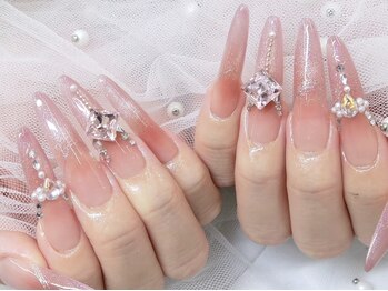 G.A nailの写真/【朝5:00まで営業◎】爪の薄さ、深爪などお悩みに合わせた自然な長さだし♪ショート~ロングまでお任せ★
