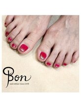 ネイルアトリエ ボン(nail atelier bon)/フットシェラックネイル