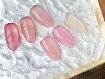 ネイルアイラッシュサロン ジョアアンジェ 難波店(joie ange)/ワンカラー　春ネイル