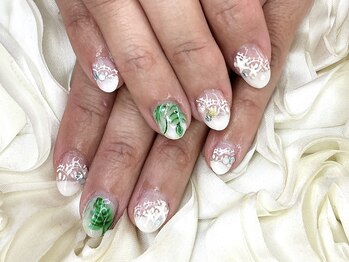 ネイルミュージアム(Nail Museum)/【お客様ネイル】レースネイル