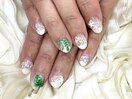 【お客様ネイル】レースネイル