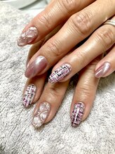 ラキネイル(LAKI Nail)/ツイードネイル