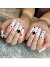 ダリア(Dahlia)/キルティングネイル