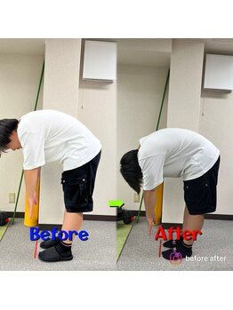 ウェルネスストレッチ バンバン/Before After