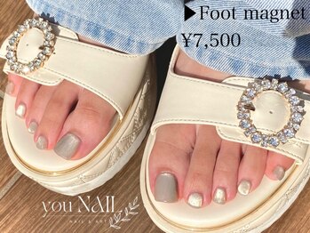ユーネイル 南浦和店(you NAIL)/フット マグネットネイル