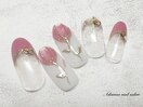 チューリップ風ネイル