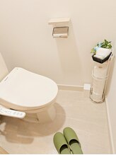 心と体の休息サロン白/●清潔感のあるトイレ