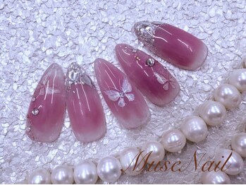 夏のチックカラーネイル¥10480
