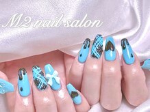 エムズ ネイルサロン(M2)/たらしチョコレートネイル