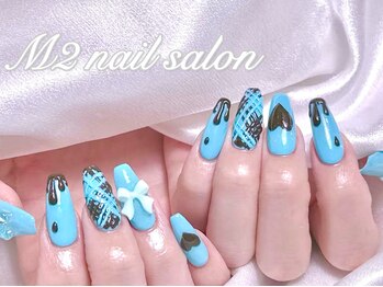 エムズ ネイルサロン(M2)/たらしチョコレートネイル