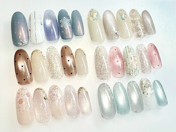 ネイルサロン シュシュ(Chou Chou)の写真/シンプルにも華やかにも☆シーンに合わせた豊富なネイルデザイン!清潔感と好印象を叶える大人の指先へ