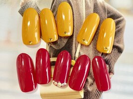 ハンドワンカラー＋10粒ストーン