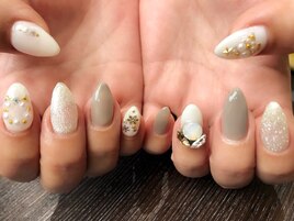 クリスマス☆Vカット×雪の結晶