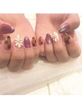 アース コアフュールボーテ 松本庄内店(EARTH coiffure beaute)/ぷっくりフラワー　8200円