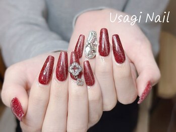ウサギネイル 新大久保店(usagi nail)/冬ネイル