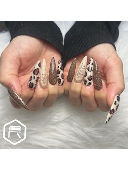 レディスペネイル ノウラ 名駅店(Redispe nail NouRa)/レオパード柄ネイル