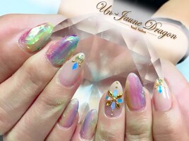 カラフル☆リーフネイル