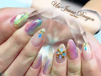 アン ジョーヌドラゴ/カラフル☆リーフネイル