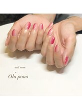 ネイルルーム オルポノ(Olupono)/縦グラデーション