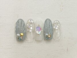 NEWh★人魚の鱗ネイル