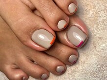 オーラリー ネイル アート メゾン(ORRERY nail art maison)/フット / ポイントカラー