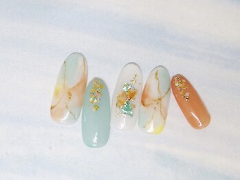 ネイルライフ(NailLife)/7月トレンド 夏 ニュアンス