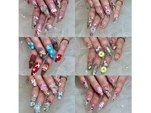 持ち込みパーツok♪やりたいデザインを叶えるメニュー