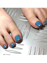 シービューティー(C BEAUTY)/フットネイル/涼しげ/ブルー