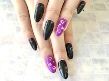 ネイルミュージアム(Nail Museum)/【お客様ネイル】ハートネイル