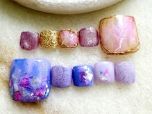 Nail Salon Kanamo【カナモ】の雰囲気(フット定額¥8,000 オフケア&パラジェル込!100種から選択)