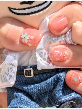 定額をそのまま推しネイル♪