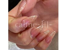 カルム 和(calme)の雰囲気（NATURALコース♪綺麗見えラメグラ¥3,500◎）