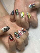 アトリエループ(atelier Loop by shiho)/shiho個性派手描きネイル
