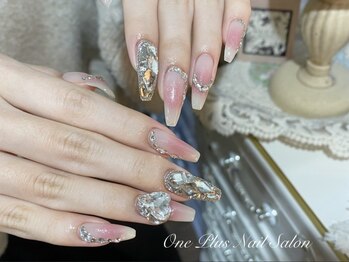 ワン プラス(ONE PLUS)の写真/《人気No.1☆パーツつけ放題持ち込み90分¥9980》初回オフ無料♪トレンドデザインはお任せ！秋葉原駅近！