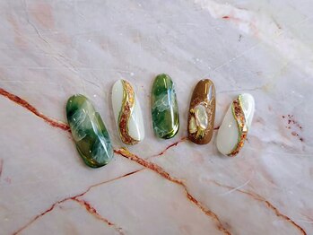 アトリエ ツメ(atelier TsuMe)/【Takeshita】もやもやグリーン