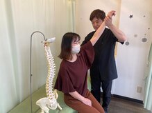 状態チェック、分かりやすい説明を丁寧に行います。