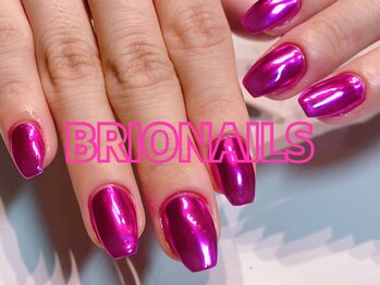 ブリオ ネイルズ(Nail BRIO NAILS)/ピンクミラーネイル