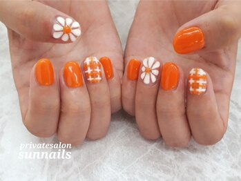 サンネイルズ(sun nails)/4本アート