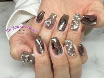 アン ジョーヌドラゴ/【自爪ネイル】ブラックネイル