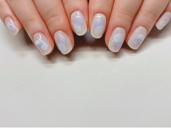 北堀江ネイルサロン エンジョイスターネイル(Enjoy Star Nail)/カジュアルネイル◎雪うさぎ