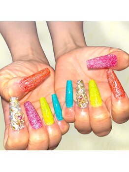 大人気フラッシュネイル