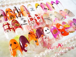 【秋】ハロウィンネイル