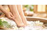 【フット】ジェルオフ+角質ケア+オイルマッサージ7980円♪《甘皮処理付き》