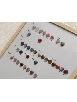 カラー・パーツの種類が豊富