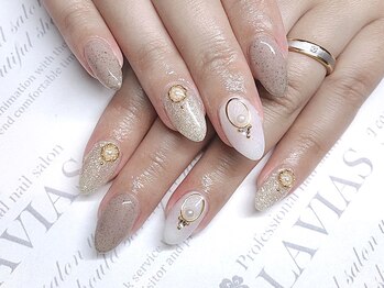 プロフェッショナル ネイルサロン ラヴィアス(LAVIAS)/【定額メニュー】シンプルアート